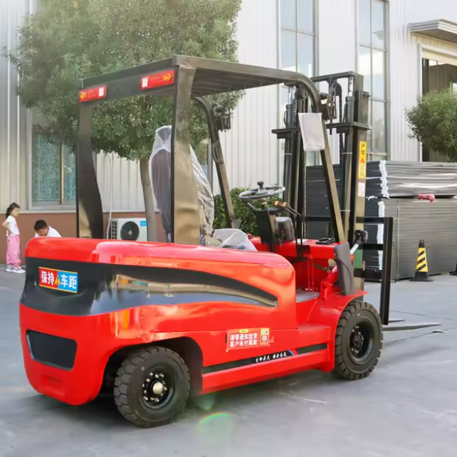 CV-30 3 Tan Diskaun Harga Angkat Tinggi 3 Meter Forklift Elektrik