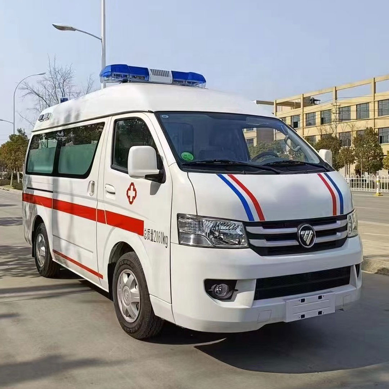 FOTON G7 Peralatan Ambulans Ven Tilator Kereta Ambulans Perubatan Baru