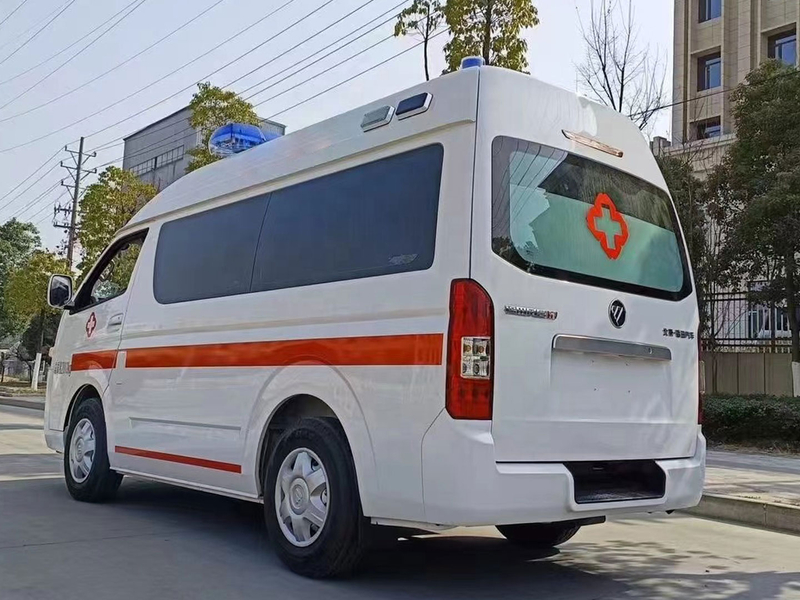 FOTON G7 Peralatan Ambulans Ven Tilator Kereta Ambulans Perubatan Baru