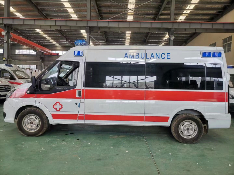 Kenderaan Diesel Ambulans FORD untuk Ambulans Stretcher