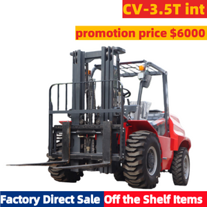 Forklift Luar Jalan CV-3.5T Int Rugged Terrain dengan Cab