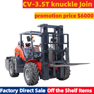 CV-3.5T Knuckle Joint Pacuan Empat Roda Serbaguna Forklift Luar Jalan