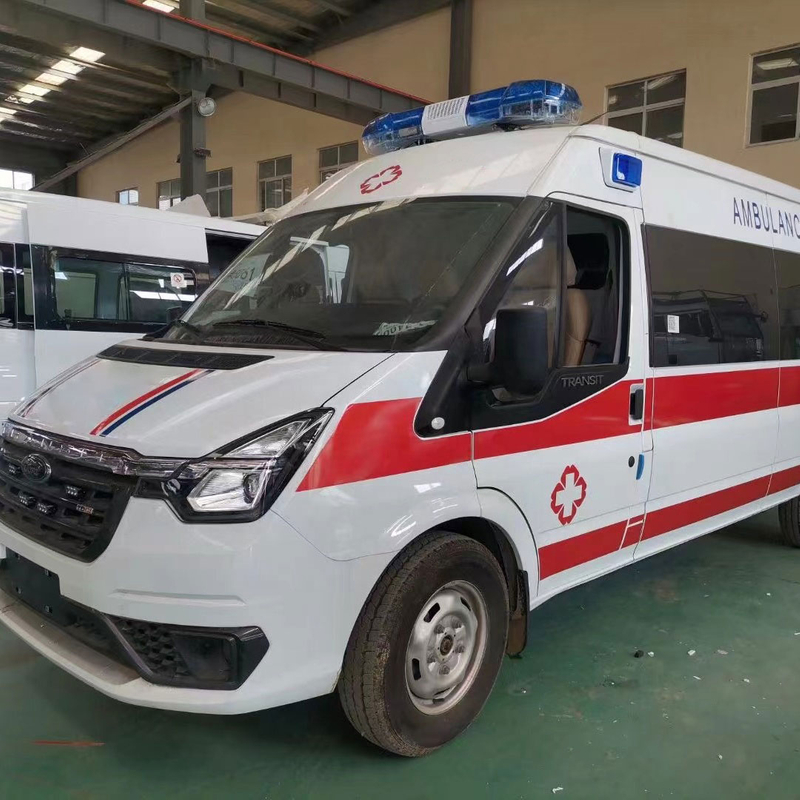 Kenderaan Diesel Ambulans FORD untuk Ambulans Stretcher